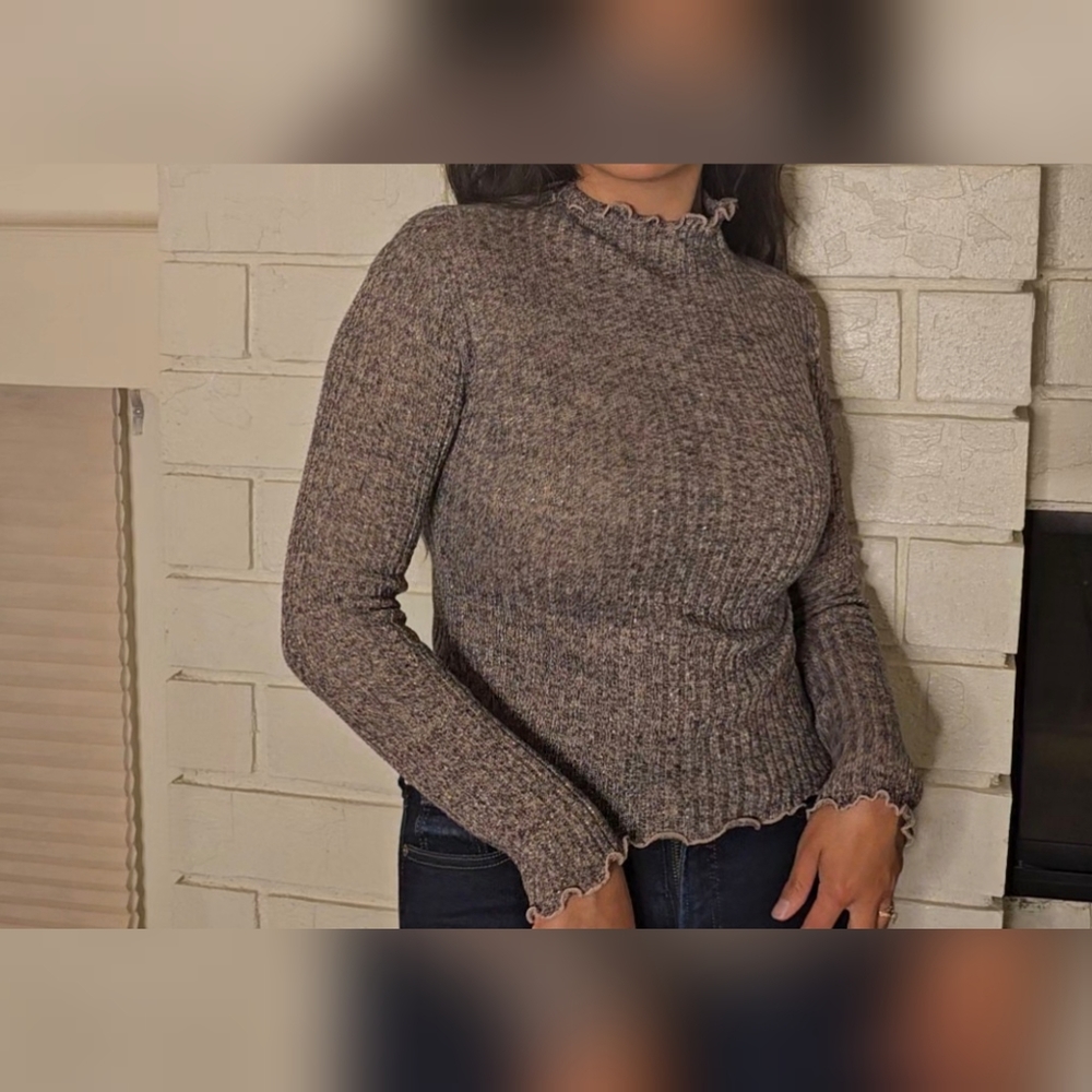 Chelsea & Violet Ruffled Shimmer Blouse - Picture 3 of 10